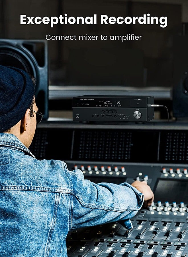 GOOTOY XLR Male to XLR Female Microphone Cable, Mix Extension Cord Audio Adapter or Amplifiers, Microphones, Mixer, Preamp, Speaker System or Other Professional Recording-3M - Image 3